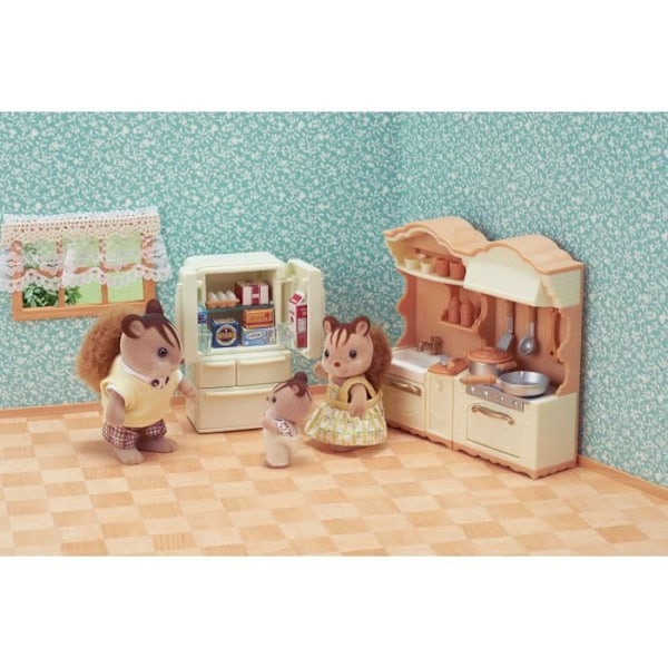 Pienoishahmot - SYLVANIASET PERHEET - 5341 - Varustettu keittiö Grön
