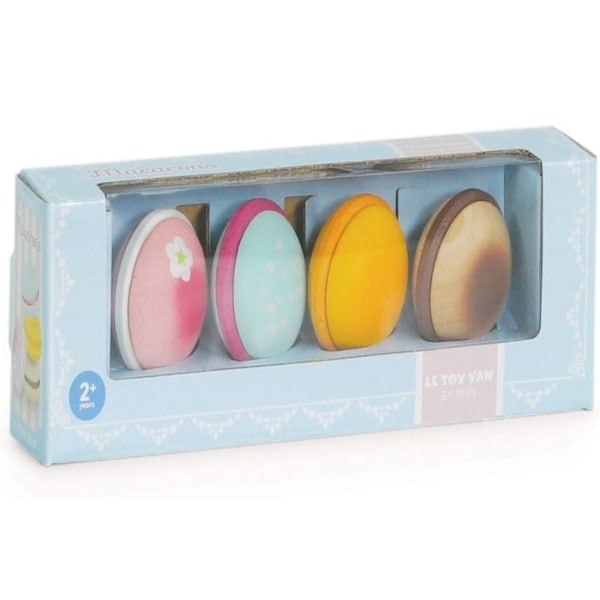 4 puisen macaronin setti - Le Toy Van - Mixed - Lapset - Beige Flerfärgad