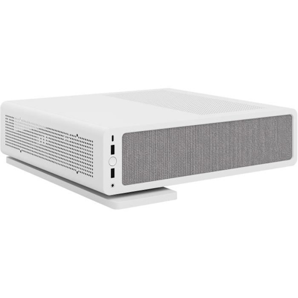Mini Tower Case - FRACTAL DESIGN - Ridge White mITX - PCIe 4.0 - Hvid