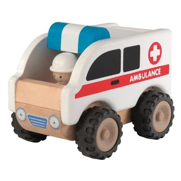 Miniworld-køretøjer: Ambulance hvid