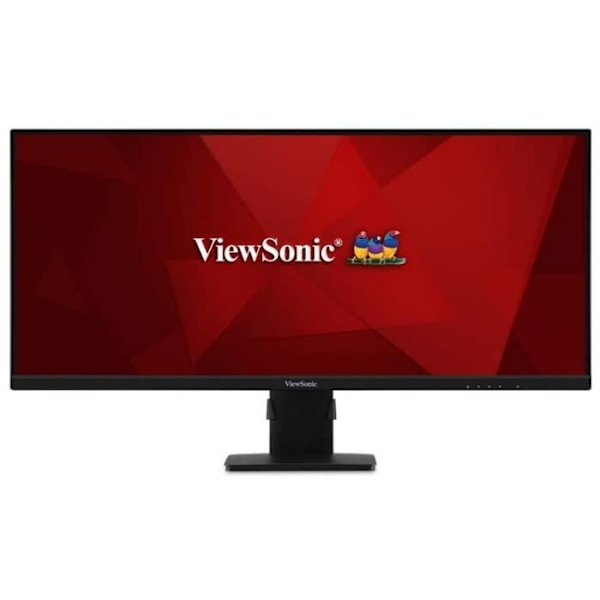 34" skærm Viewsonic VA3456-MHDJ WQHD IPS 21:9 400 cd/m2 4ms 2xHDMI DP Hp:2x3W Vesa 100 x100mm Sorte tynde kanter