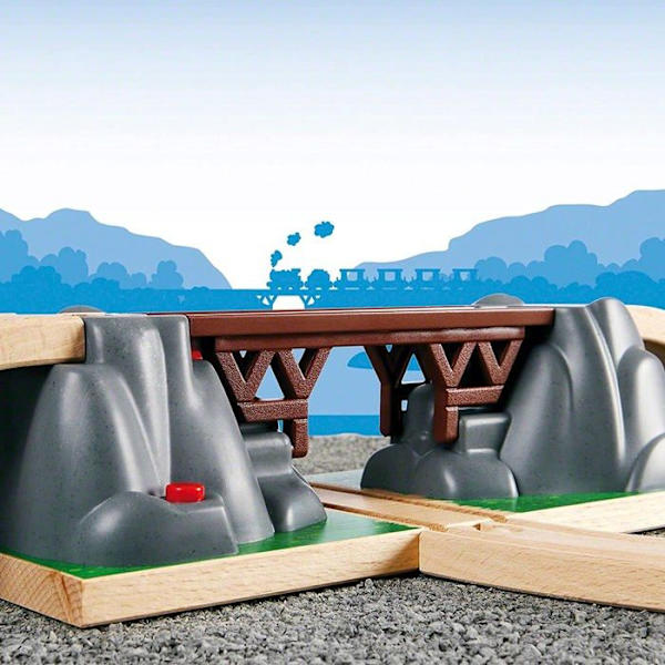 BRIO - Catastrophe Bridge - Trætogkredsløb - Ravensburger - Blandet fra 3 år Beige