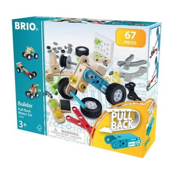 BRIO - Builder-boks og retro-friktionsmotor