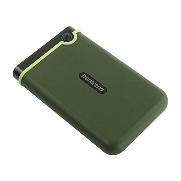 TRANSCEND StoreJet 25M3 ekstern harddisk - 2 TB - USB 3.1 Gen 1 - AES 256 bit - Iron Grey