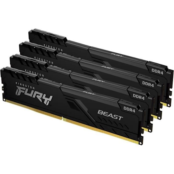 Kingston FURY Beast 32 Gt (4 x 8 Gt) DDR4 3200 MHz CL16 -muisti