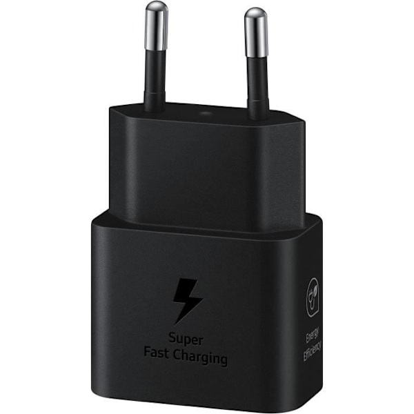 SAMSUNG FAST 25W USB C netoplader uden kabel sort