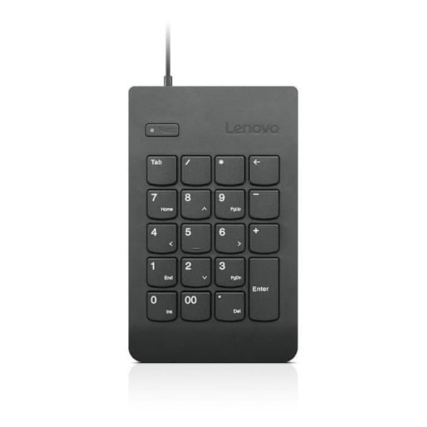 Numerisk tastatur - LENOVO - Numerisk tastatur Gen II - USB - Kablet - Sort Sort