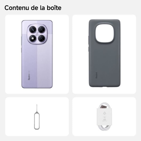 XIAOMI - Redmi Note 14 Pro 5G - 8 Gt + 256 Gt - Laventeliin Violetti