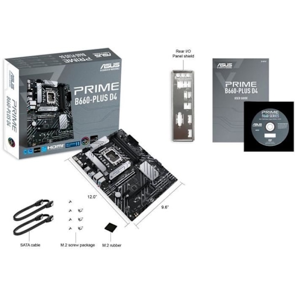 Emolevy – ASUS – PRIME B660-PLUS D4 – (90MB18X0-M0EAY0)