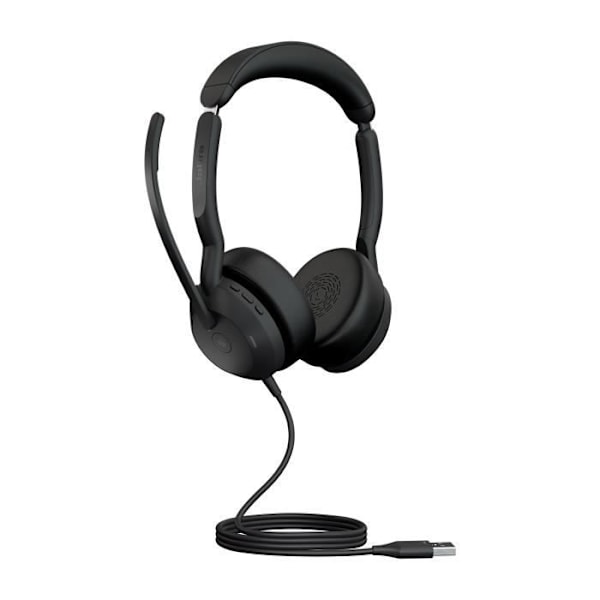Hörlurar - JABRA - Evolve2 50 - USB Typ A - Aktiv brusreducering - Optimal komfort Svart