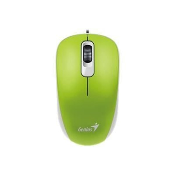 Mus - GENIUS - DX-110 GRØN - Kablet - Optisk - Scrollhjul