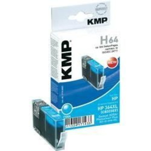 KMP H64 1714 0003 blæk - Kompatibel med printere - Cyan - 850 sider