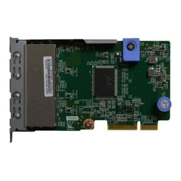 LENOVO ThinkSystem netværksadapter - LAN-på-bundkort (LOM) - 10 Gb Ethernet x4 Grøn