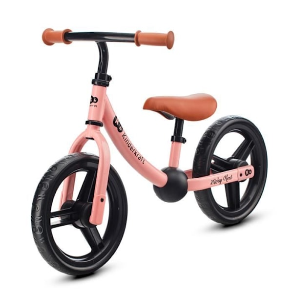 Draisienne Kinderkraft 2WAY NEXT lyserød - 3 år - let og ergonomisk Lyserød