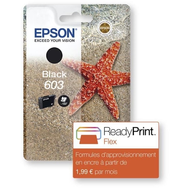 EPSON 603 sort blækpatron - Starfish (C13T03U14010)