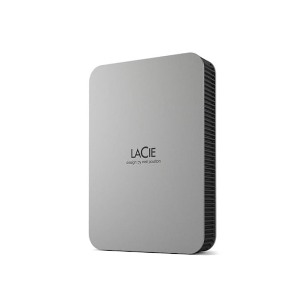LaCie Mobile Drive Moon Silver USB-C STLP5000400 Extern hårddisk - 5TB