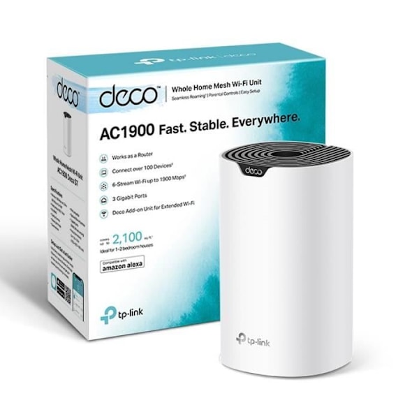 TPLINK AC1900 Helhjemmes Mesh Hvid