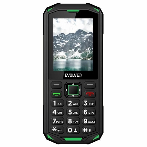 EVOLVEO StrongPhone X5 sort-grøn