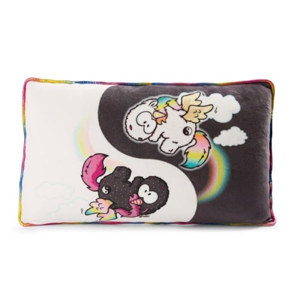 Nici Pude - 48414 - Rektangulær Unicorn Pude Rainbow Yin - Rainbow Yang 43x25cm