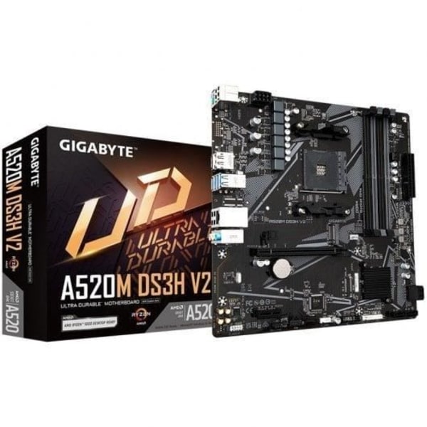 Moderkort - GIGABYTE - Moderkort A520M DS3H V2