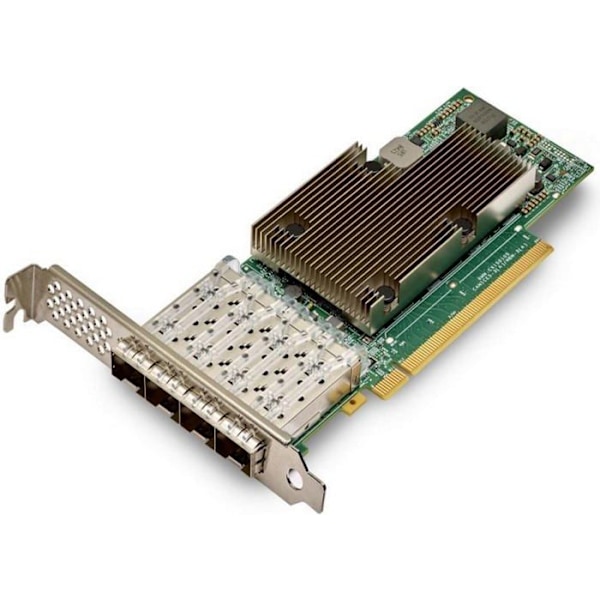 Netværksadapter - Broadcom - NetXtreme E-Series P425G - PCIe 4.0 x16 - 10/25 Gigabit - Low-Profile Grøn, Nikkel