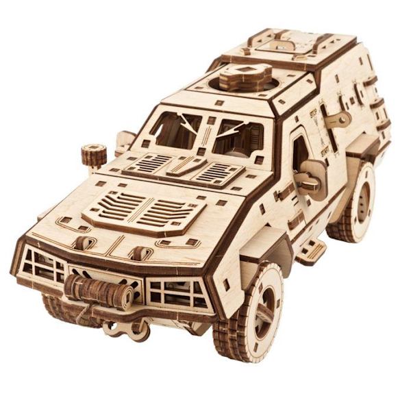 Dozor-B Kampvogn - Ugears - 3D Puslespil i Træ