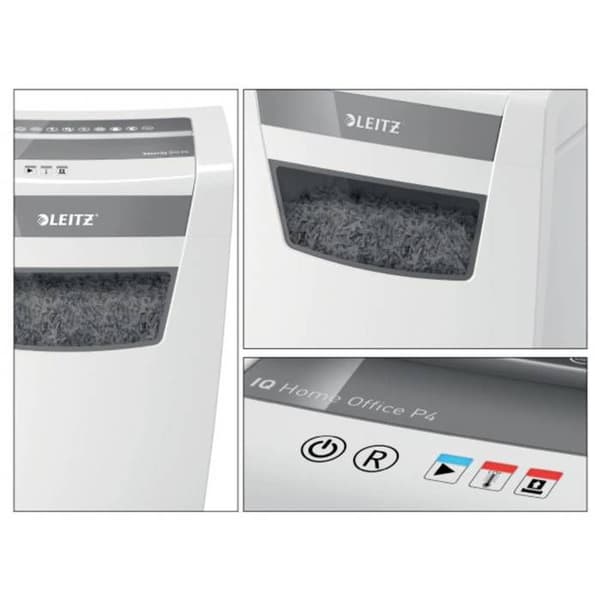 Dokumentförstörare - Leitz - IQ Home Office - Cross cut - 10 ark - 23 liter