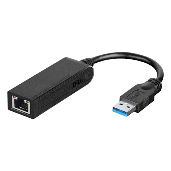 Netværksadapter - D-LINK - DUB-1312 - Gigabit kobberport / USB 3.0 port Sort