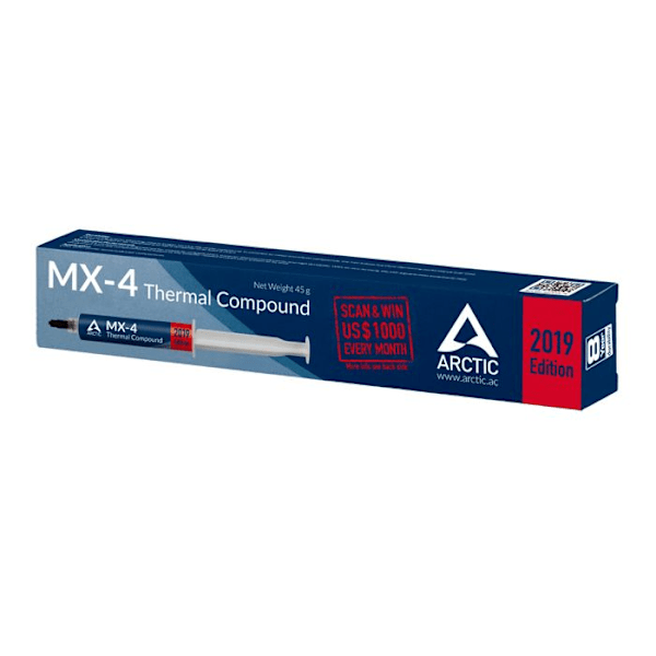 ARCTIC MX-4 8,5 W/m·K 45 g køleplade combo (MX-4 2019 Edition Thermal Compound [45g]) - ACTCP00024A