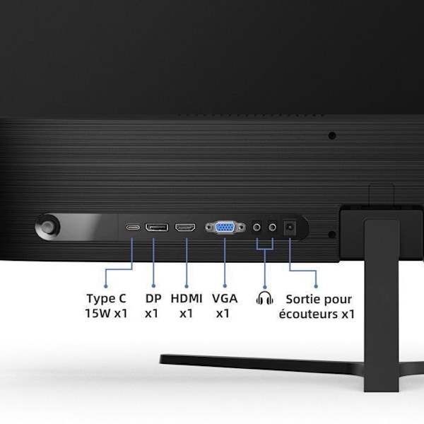 PC-skærm Monitor 27F650R CHiQ, 27'' 100Hz, FHD (1920 x 1080), IPS, 99% sRGB, HDMI, Integreret højttaler, 2024