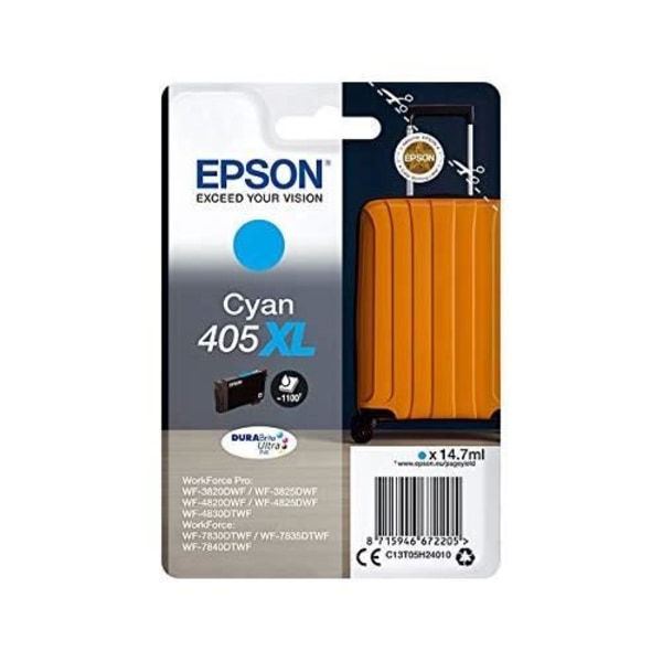 EPSON Singlepack Cyan 405XL DURABrite Singlepack Cyan 405XL DURABrite Ultra Ink