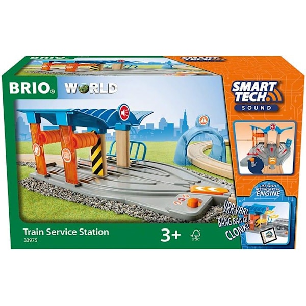 BRIO – Smart Tech Sound Service Station Grön