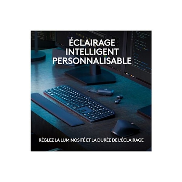 Klaviatur - LOGITECH - MX Keys S Plus - Grafiitti - Langaton - QWERTY US International