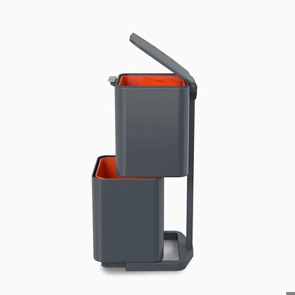 JOSEPH JOSEPH Totem Compact Roskakori 40 litraa Grafiittia