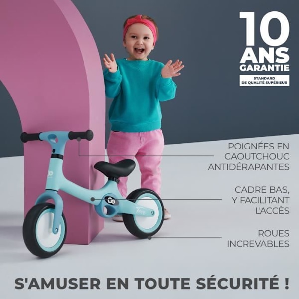 Kinderkraft letvægts løbecykel TOVE sommer mint Blå