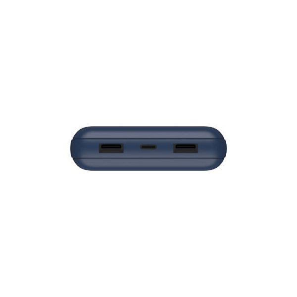 Ulkoakku - Belkin - Powerbank 20K - 15W - 1 USB-C - 2 USB-A - Väri Sininen Blå