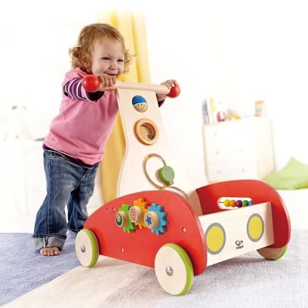 Hape E0370 rollator Röd