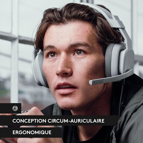 ASTRO A10 2nd Generation Wired Gaming Headset med Mic til PC - Grå