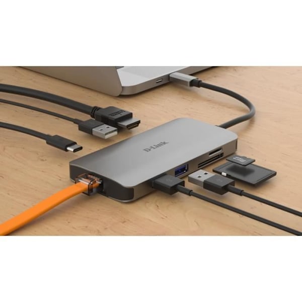 Dockingstation - D-LINK - DUB-M810 - USB-C / Thunderbolt 3 - HDMI - 1GbE