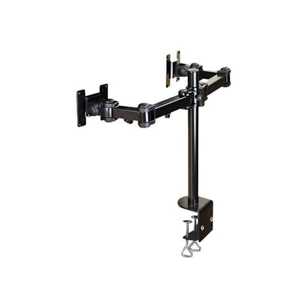 Skrivbordsfäste för 2 LCD-skärmar - NEWSTAR Full Motion Dual Desk Mount (klämma) FPMA-D960D - Svart Svart
