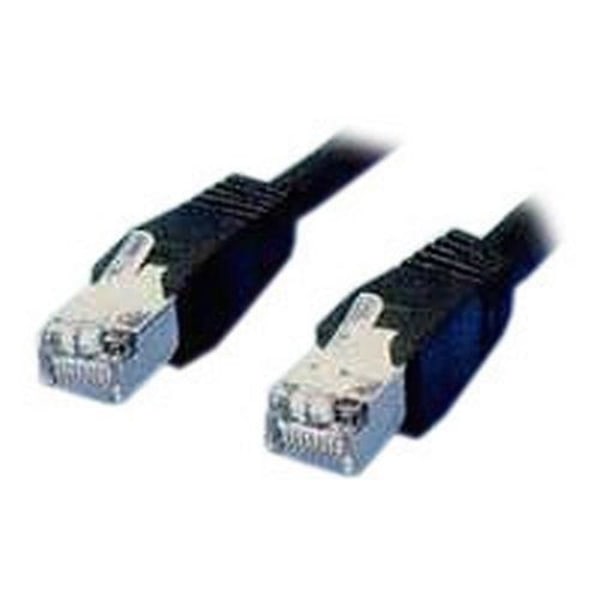 ROLINE CAT5E FTP nätverkskabel 2m svart - Kvalitetsskärmade RJ45-kontakter