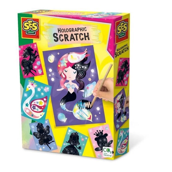SES Creative - Holografiska Scratch Drawings - Sagor