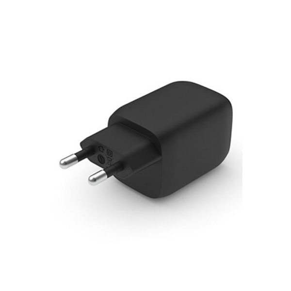 Laddare 65W - Belkin - 2 USB-C-portar - Power Delivery - Svart