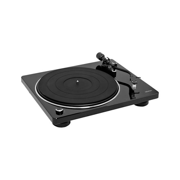 Denon DP-400, Bæltdrevet pladespiller, Manuel, Sort, Gummi, 33 1-3, 45, 78, 33 1-3, 45, 78