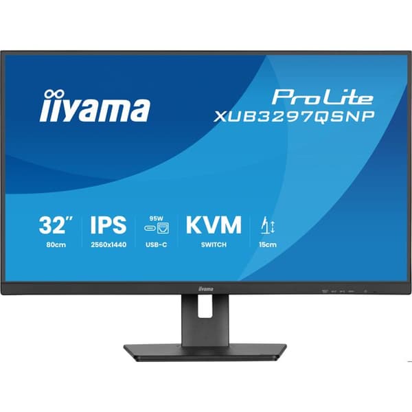 Skärm - IIYAMA - ProLite XUB3297QSNP-B1 - 32 tum - QHD - IPS - USB-C