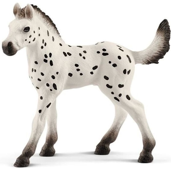Knabstrupper Følfigur - SCHLEICH - Hesteklub - Sortplettet kjole - Til pigebørn
