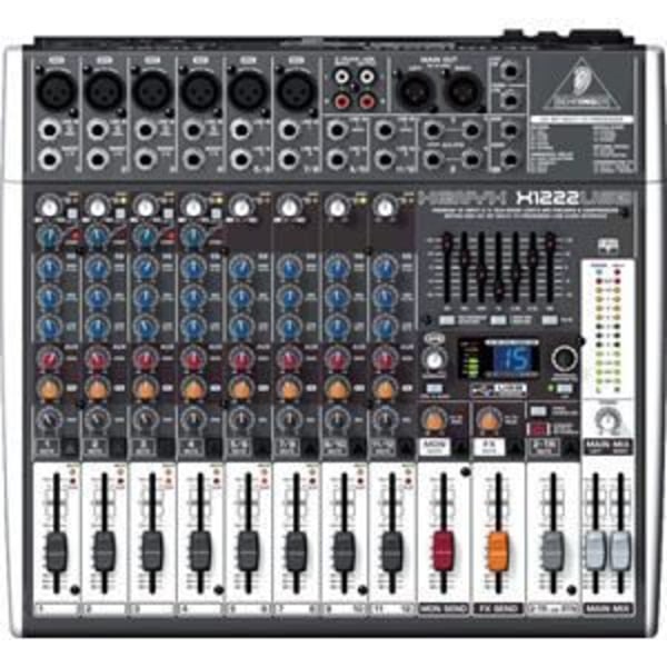 Behringer mikseri ja liitäntä X1222USB