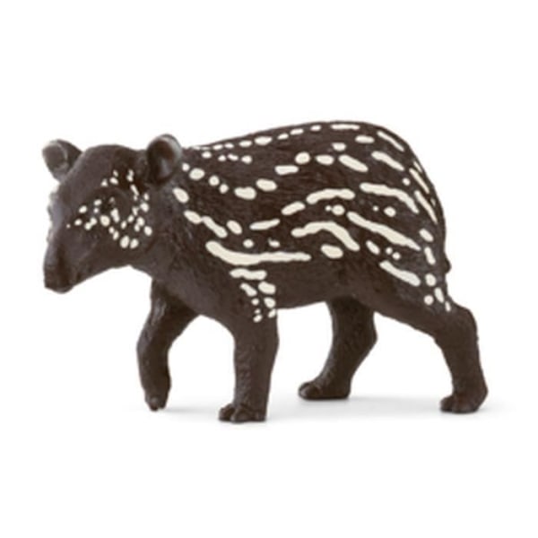 Figurin - SCHLEICH - Ung tapir - Vilda liv - Flerfärgad - Blandad Flerfärgad