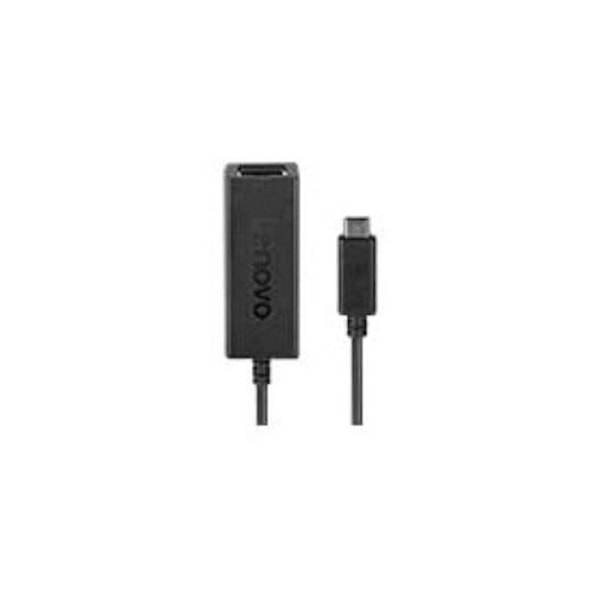 LENOVO RJ-45/USB netværkskabel - til bærbar computer - Første ende: 1 x RJ-45 kvindenetværk - Anden ende: 1 x T