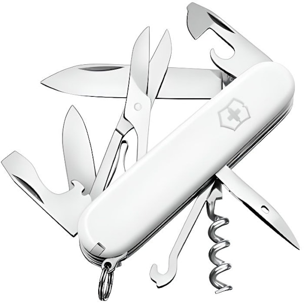 Victorinox Climber White - Schweizisk lommekniv 91 mm - 14 funktioner